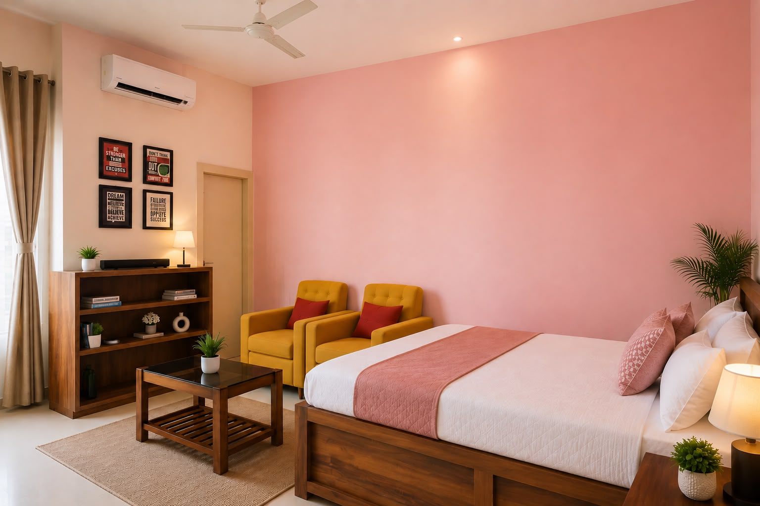 Second bedroom with attached bathroom
