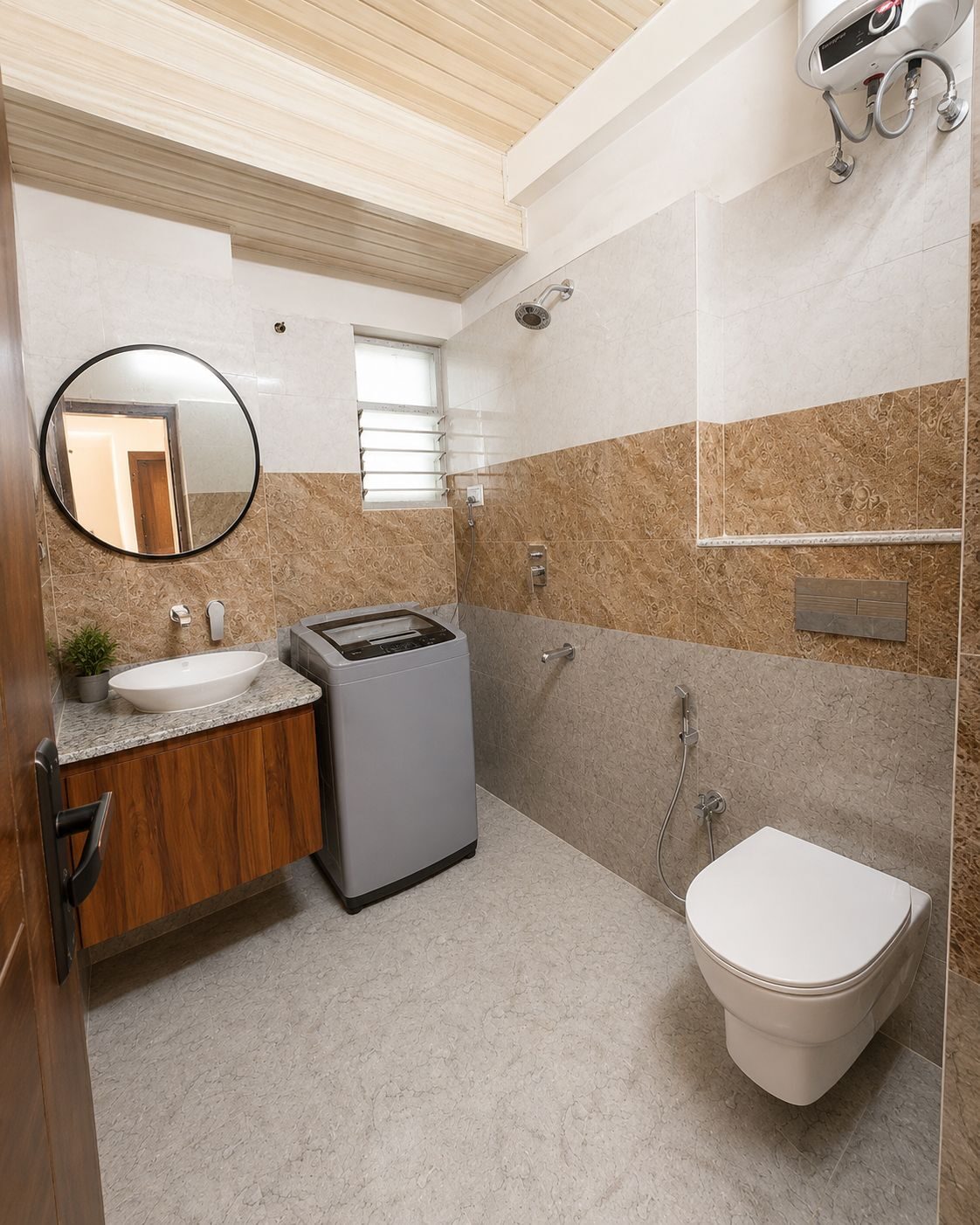 Air-conditioned premium bedroom at Ibiza Homestay Guwahati