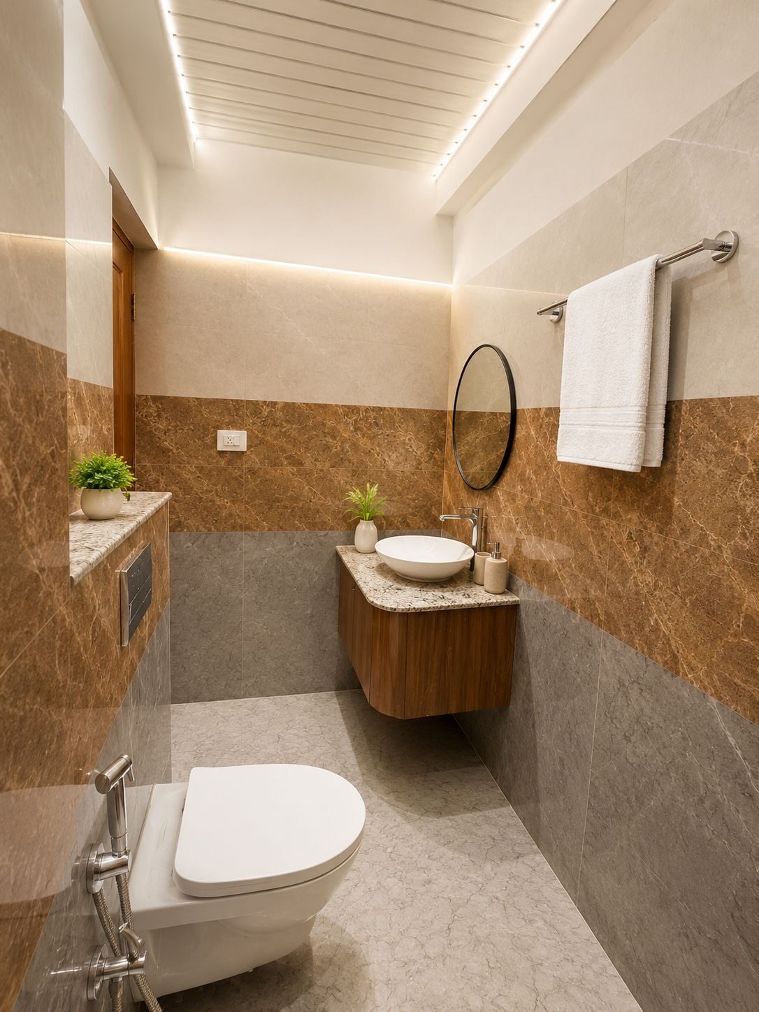 Master bedroom with cozy alcove at Ibiza Homestay Guwahati