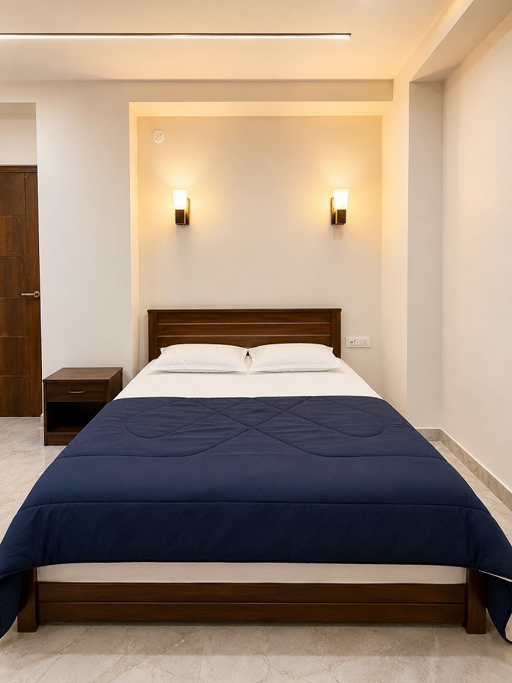 Premium Bedroom at Ibiza Homestay Guwahati
